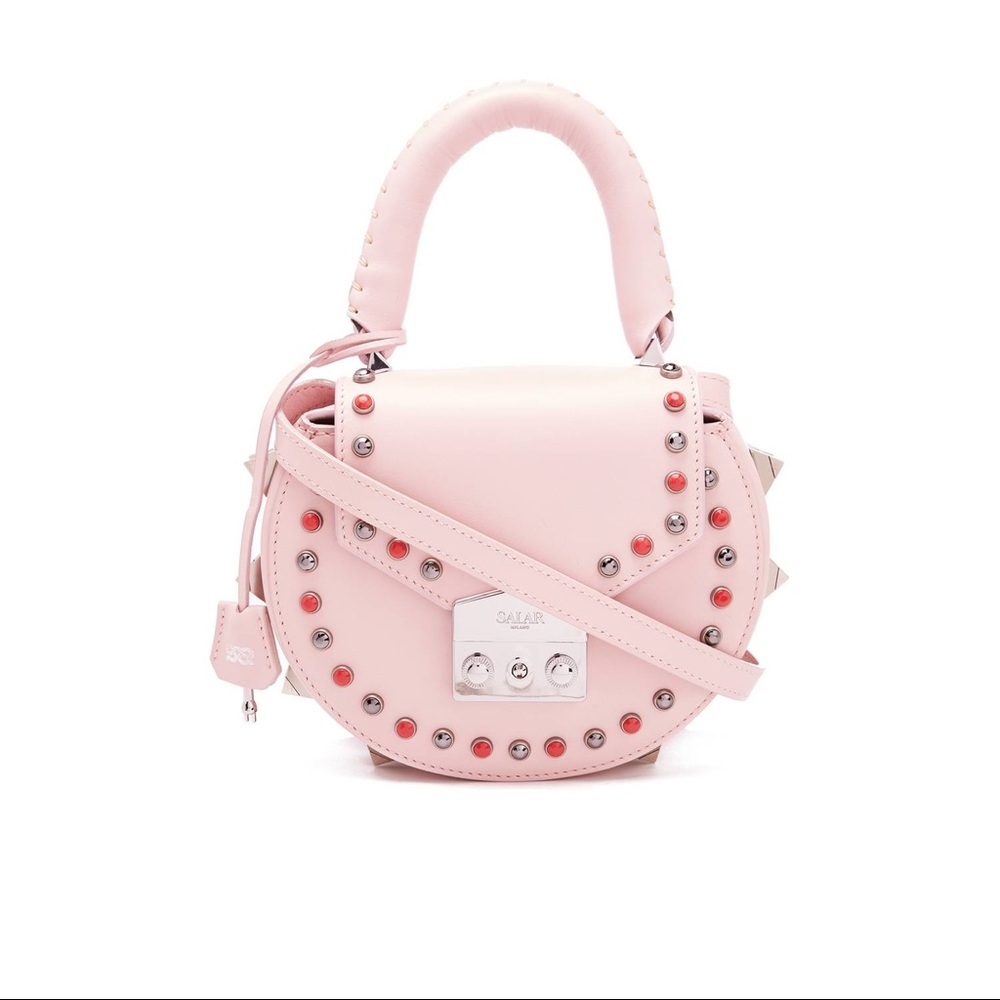 Salar
Italian Designer Women's Mimi - Rosa Pink Calfskin Leather Cross Body Bag